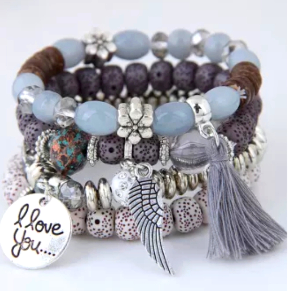 Bracelets with charms